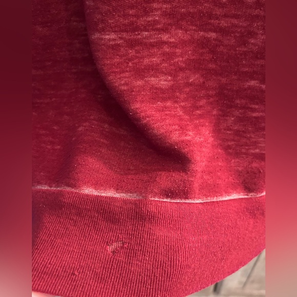 Mickey Mouse Disney dark red distressed juniors lightweight sweatshirt XL hoodie - Picture 12 of 12